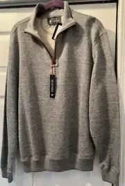 Cremieux 38 Mens 1/4 Zip Reversible Pullover Size Small New W/Tag MSRP $95.00