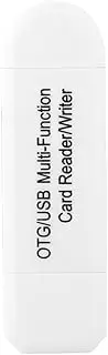 Card Reader, Portable ABS Material, Fast Card Burner with 480 Mbps Transmission, Plug and Play, SD/Micro SD Card Reader for Phones(Black)