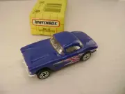 1993 MATCHBOX SUPERFAST #32 BLUE "62 CORVETTE NEW IN BOX