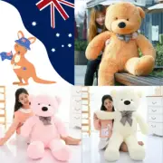 1.6m 1.8m 2m Huge Large Giant Teddy Bear Bow Cuddly Soft Animal Doll Stuffed Toy