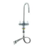 T&S Brass 5F-2SLX05A Single Hole Deck Mount Mixing Faucet w/ 5-1/2" Gooseneck