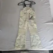 PERFECT MOMENT OFF WHITE POLAR BEAR ISOLA RACING SKI PANTS NWT!!! RARE!!!!