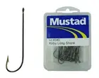 MUSTAD 1 Box of 4540 1/2 Bronze Long Shank Kirby Fishing Hooks