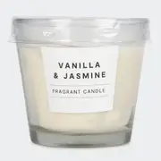 Scented Candles in Glass Fragrant Vanilla & Jasmine