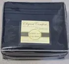 1500 Thread Count 100% Egyptian Cotton 1500 TC Bed Sheet Set CAL KING Navy Blue