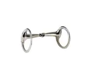 Formay SS eggbutt snaffle bit 175312,hollow joint 5" mouth, english/western bit