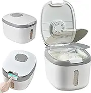 Rice Storage Container 10Kg Rice Container with Measuring Cup Moisture Proof Rice Dispenser Airtight Sealed BPA Dry Food Storage Box for Grain Flour Soybean Rice Storage Container