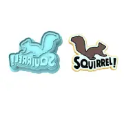 Squirrel Griswold Cookie Cutter & Stamp | Christmas Vacation Xmas Movie