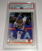 2019 Topps 582 Montgomery Exclus Complete Set #359 Noah Syndergaard PSA 10 Pop 1