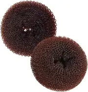 CALLARON 2Pcs Hair Donut Bun Maker Durable Ring Style Accessory for Effortless Updo Tool for Long Hair Versatile Bun Styles for Everyday and Formal Occasions