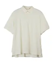 Y-3 Oversized Polo Shirt S,M White