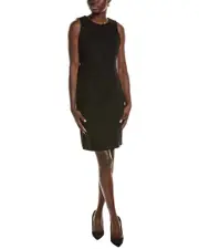 Anne Klein Side Pleated Sheath Dress