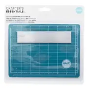 Trimmer & Mat, 7x5, Magnetic Cutting Mat And Mini Ruler, Craft Supplies Trimm...