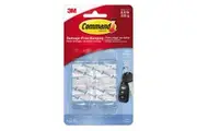 3M Command Hooks Mini 6-Pack Clear 17006 GNS-15706
