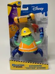 NEW 2021! Disney Pixar Monsters at Work "CUTTER" Mattel Action Figure 5" Posable