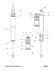 Polaris Shaft, Genuine OEM Part 1800784, Qty 1