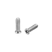 M2 x 8mm Laptop Computer Screws 2.8mm Dia Phillips Head Screw Silver Tone 200pcs
