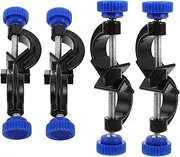KOMBIUDA 4pcs Large Lab Rod Holders Lightweight Aluminum Spray Coated Clamps for Securely Holding Laboratory Equipment for Retort Stands and Various Lab Tasks
