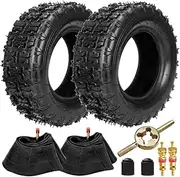 FVRITO 13x5.00-6 Tires and Inner Tube for Razor Dirt Quad Yerf Dog Motovox MGK10 CK100 SK100 Go Kart TaoTao E1-350 E1-500 E2-350 E2-500 ATV 4 Wheeler Lawn Mower Yard Tractors Garden Hand Trucks 2 pack