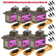 6 Pack MG90S Metal Gear Micro Servo for Boat Car Plane RC Helicopter Arduino USA