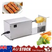Electric Potato Tower Chip Slicer Spiral Machine Twister Cutter Stainless Steel