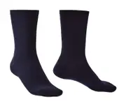 Bridgedale Thermal Liner Base Layer Unisex Crew Socks - Navy - S