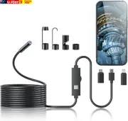 Endoscope Camera with Light, 1080P HD Borescope Tools, IP67 Waterproof Inspectio
