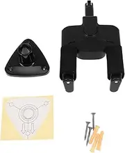 CORHAD Ukulele Wall Mount Stand Self-locking Guitar Hook Lightweight Portable Black