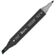Born Professional Dual-Tip Artist Marker Peacock Green G862