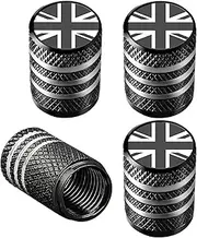 4 Pack Tyre Valve Caps dust caps for car tyres Black Dust Caps car dust caps Universal Stem Dust Covers tyre caps Tire Valve Stem Caps car tyre dust caps Universal for Cars,Motorbikes