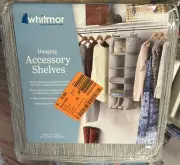 Whitmor Hanging Accessory Shelves 5 Open Shelves BRAND NEW