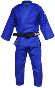 New Fuji Sports Mens Kids Womens Double Weave Judo Gi Kimono - Blue Size 7
