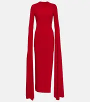 [Norma Kamali] Norma Kamali Draped jersey gown AU 12 red