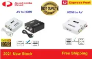 HDMI to AV Converter Output Digital to RCA Analog Audio/Video Input Composite
