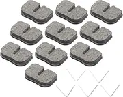 5 Pairs Mini Bike Disc Brake Pads Semi Metallic Ceramic Brake Pad Set Replacement for CT100U 100X CK100 SK100 Go Kart for Mini Bike Riders Go-Kart Enthusiasts