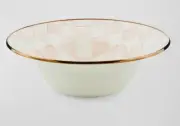 Mackenzie Childs Rosy Check Serving Bowl-Brand New