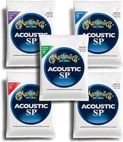 [Martin] MSP4100 SP Phosphor Bronze Acoustic Guitar Strings, Light 3 Pack