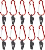 10x Tarp Clips Clamps Holding Up Canopy Alligator Mouth Lock Grip Clip
