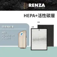 在飛比找momo購物網優惠-【RENZA】適用PHILIPS 飛利浦 AC4374 AC