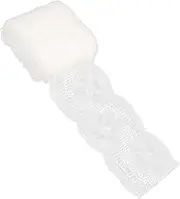 Stretch Lace Lace Edge Trim Decor Elastic Crafts Craft Wedding Decoration Thin Trim Decoration Wedding Decor Ruffle Decorative Sewing Accessory Sewing Accessory Nylon Yarn White