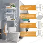 Toilet Shelf 3 Tiers Bathroom Rack Over Laundry Washing Machine Storage Shelves