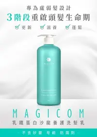 在飛比找Yahoo!奇摩拍賣優惠-【當天出貨】MAGICOM 乳鐵蛋白專業養護洗髮乳 700m