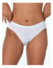 [Bendon] Body Cotton Bikini in White