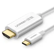 UGreen TypeC to HDMI 1.5M Cable White 30841