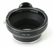 Pentax 67 Lens For Canon EOS 1Ds 5D 5DII 7D 550D 450D Adapter Camera Accessory