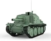 LF35735 1/35 Military Model Kit Sweden SAV m/43 1946 105mm