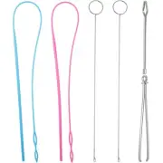 6 Pcs Flexible Drawstring Threader Tool Sewing Loop Kit, Loop Turner Easy Thr...