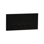 Clipsal 1044TA-EA Switch, Clipsal Solis T Series, 4 gangs, horizontal, 16AX/20A