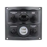 BEP 5-way USB Switch Panel Grey