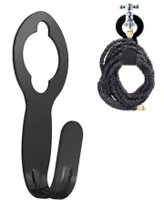 Garden Hose Hanger - Heavy Duty Metal Holder for 50ft/25ft Expandable Hose, S...